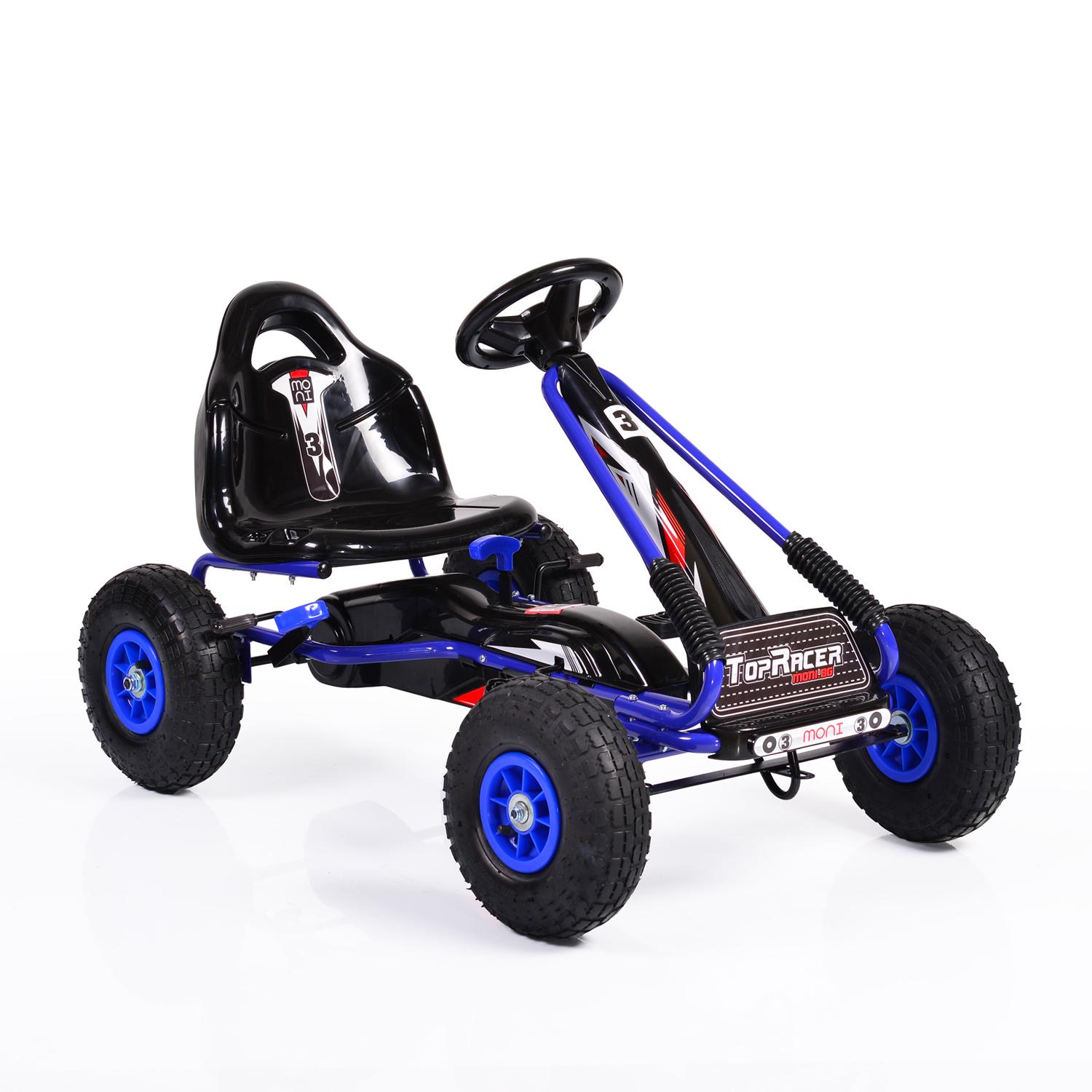 Παιδικό αυτοκινητάκι με πετάλια Go Cart TOP GA815 ΜΕ ΛΑΣΤΙΧΑ ΑΕΡΑ BLUE Cangaroo 