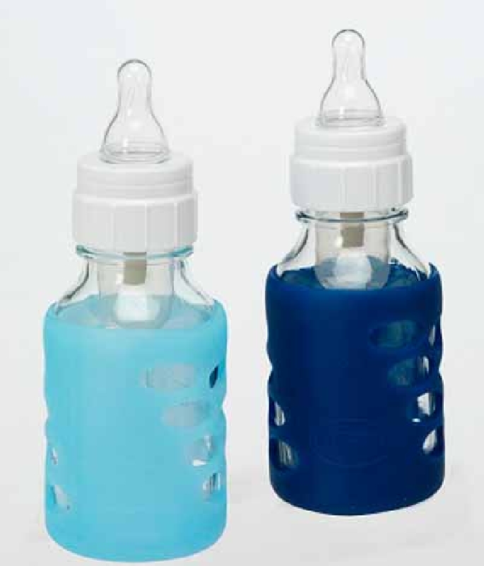 Προστατευτικο γυαλινου μπουκαλιού 120ml Μπλε-Γαλαζιο Dr.Brown's