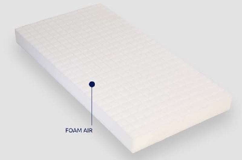 Παιδικό Βρεφικό Στρώμα Greco Strom Όμηρος Foam Air με κάλυμμα Οργανικό Βαμβάκι