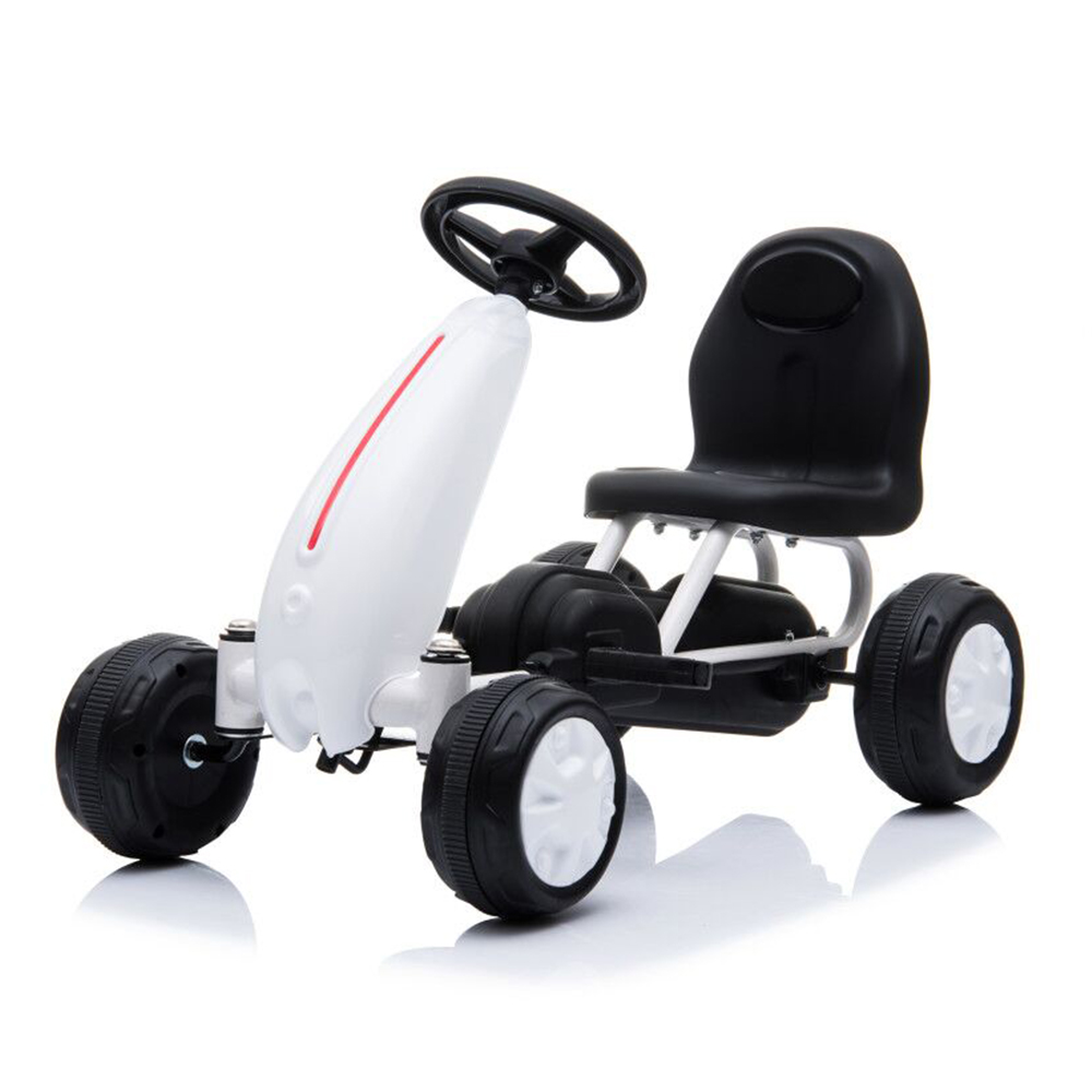 Παιδικό αυτοκινητάκι με πετάλια Go Cart Blaze White Moni