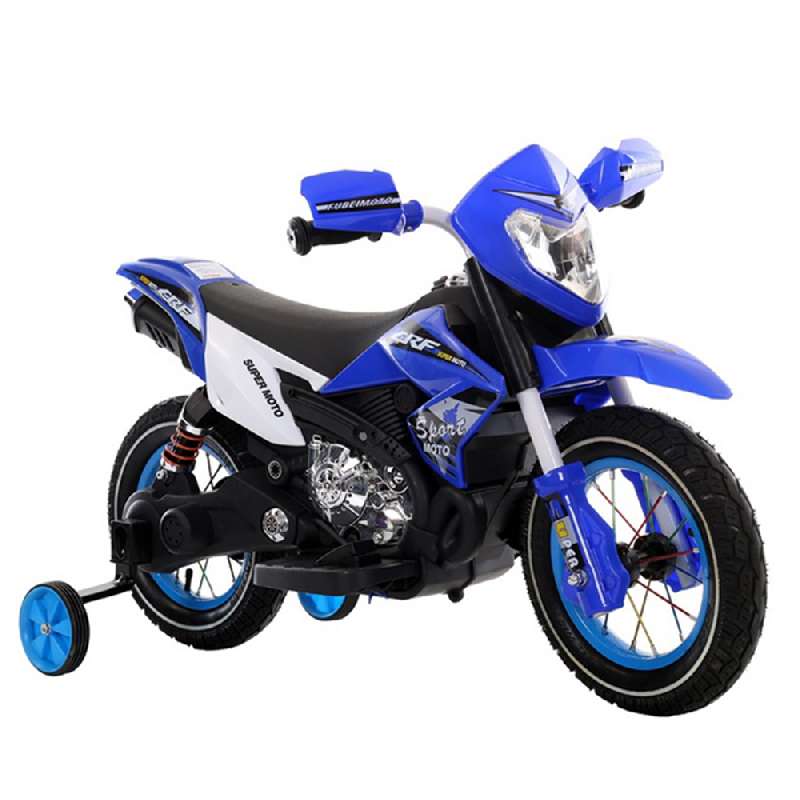 Ηλεκτροκίνητη Μηχανή 6V Super Moto FB-6186 Blue Moni
