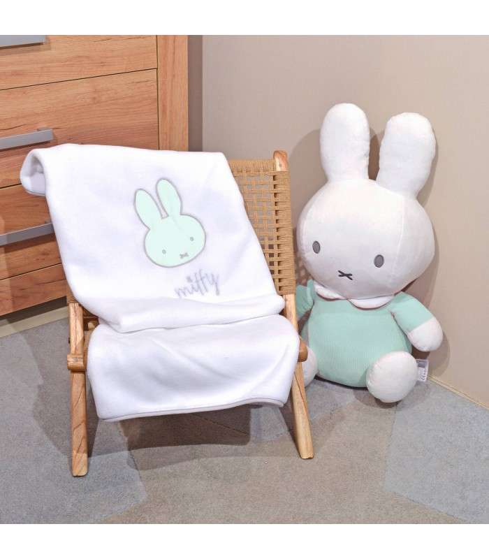 MIFFY DES.53 ΚΟΥΒΕΡΤΑ FLEECE 80X100 ΜΕ ΜΕΝΤΑ ΚΕΝΤΗΜΑ BABY OLIVER