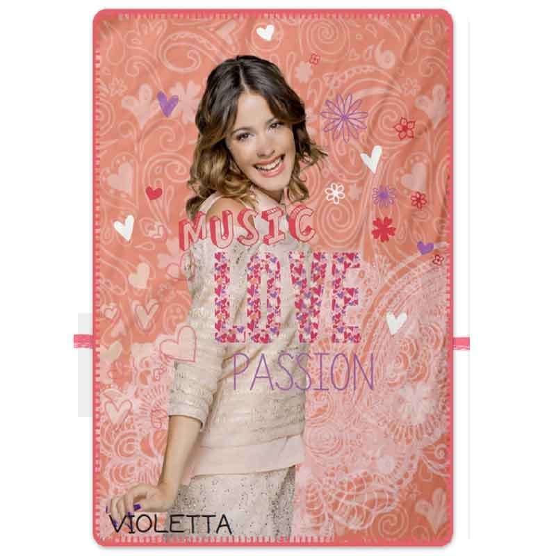 Palamaiki Βρεφική Κουβέρτα Κούνιας Fleece  Disney Kidland Violetta 120X140