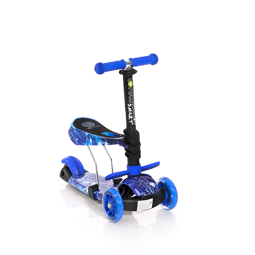  Πατίνι Smart Scooter με κάθισμα Blue Cosmos Lorelli