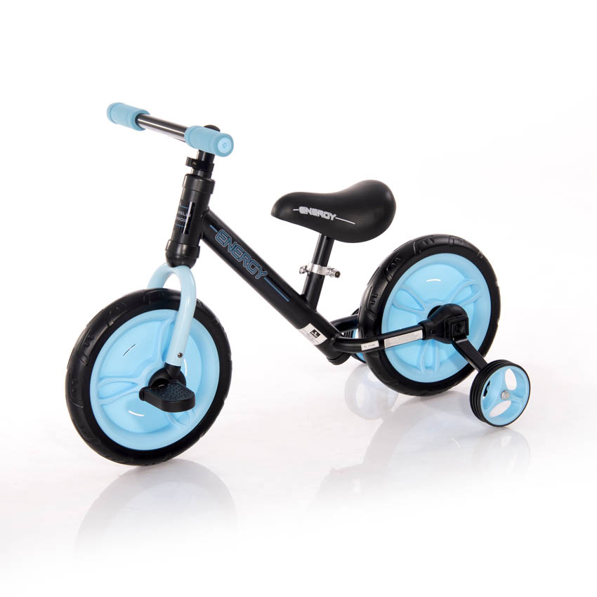 Παιδικό Ποδήλατο Ισορροπίας Energy 2 in 1 Black Blue Lorelli