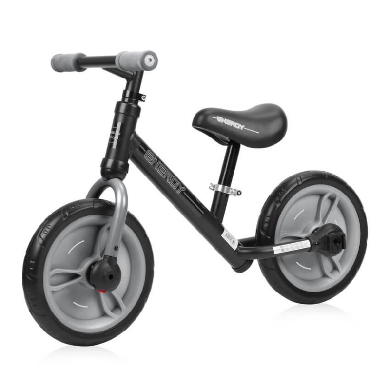 Παιδικό Ποδήλατο Ισορροπίας Energy 2 in 1 Black Grey Lorelli