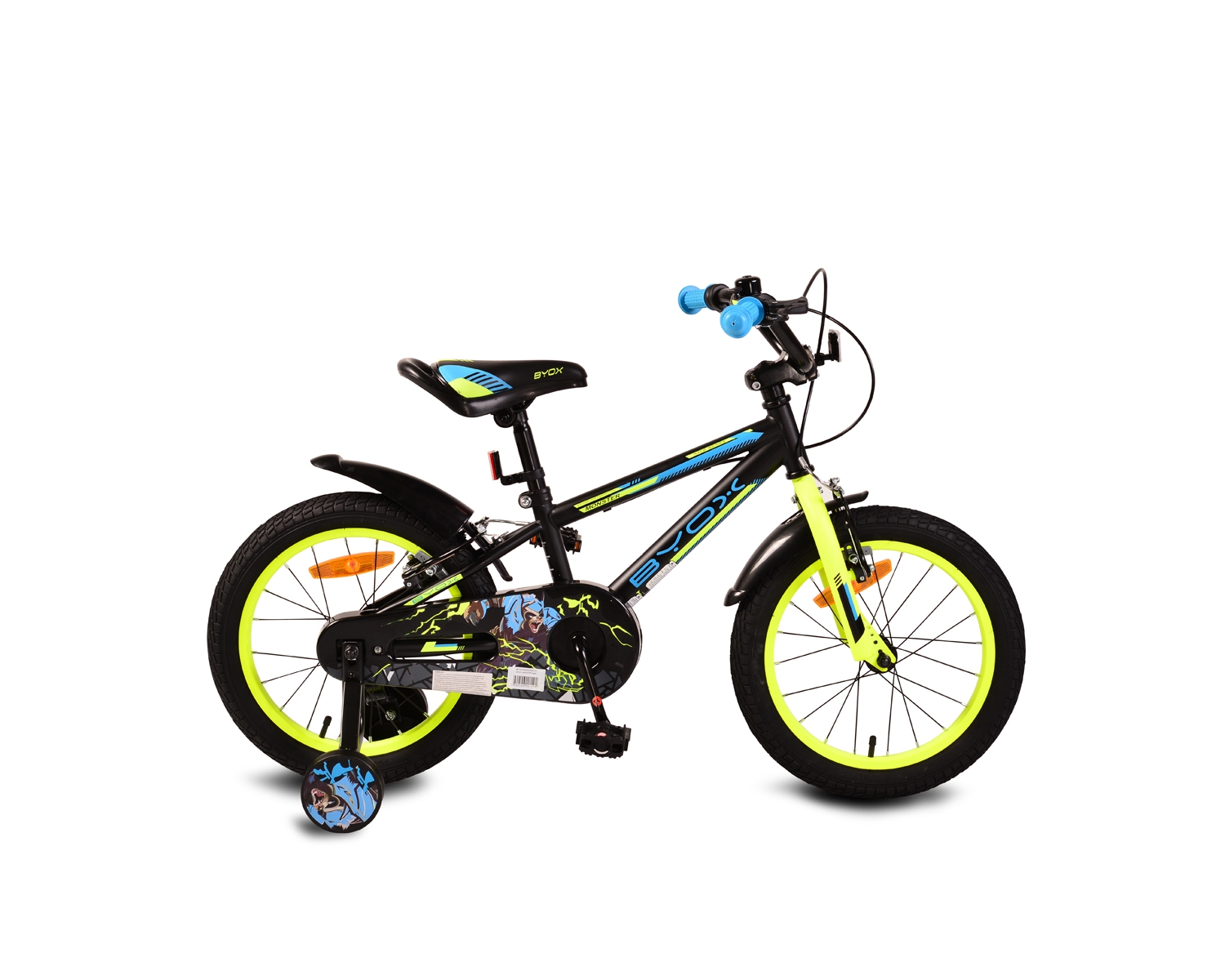 Ποδήλατο Monster Παιδικό 16'' Black Byox 