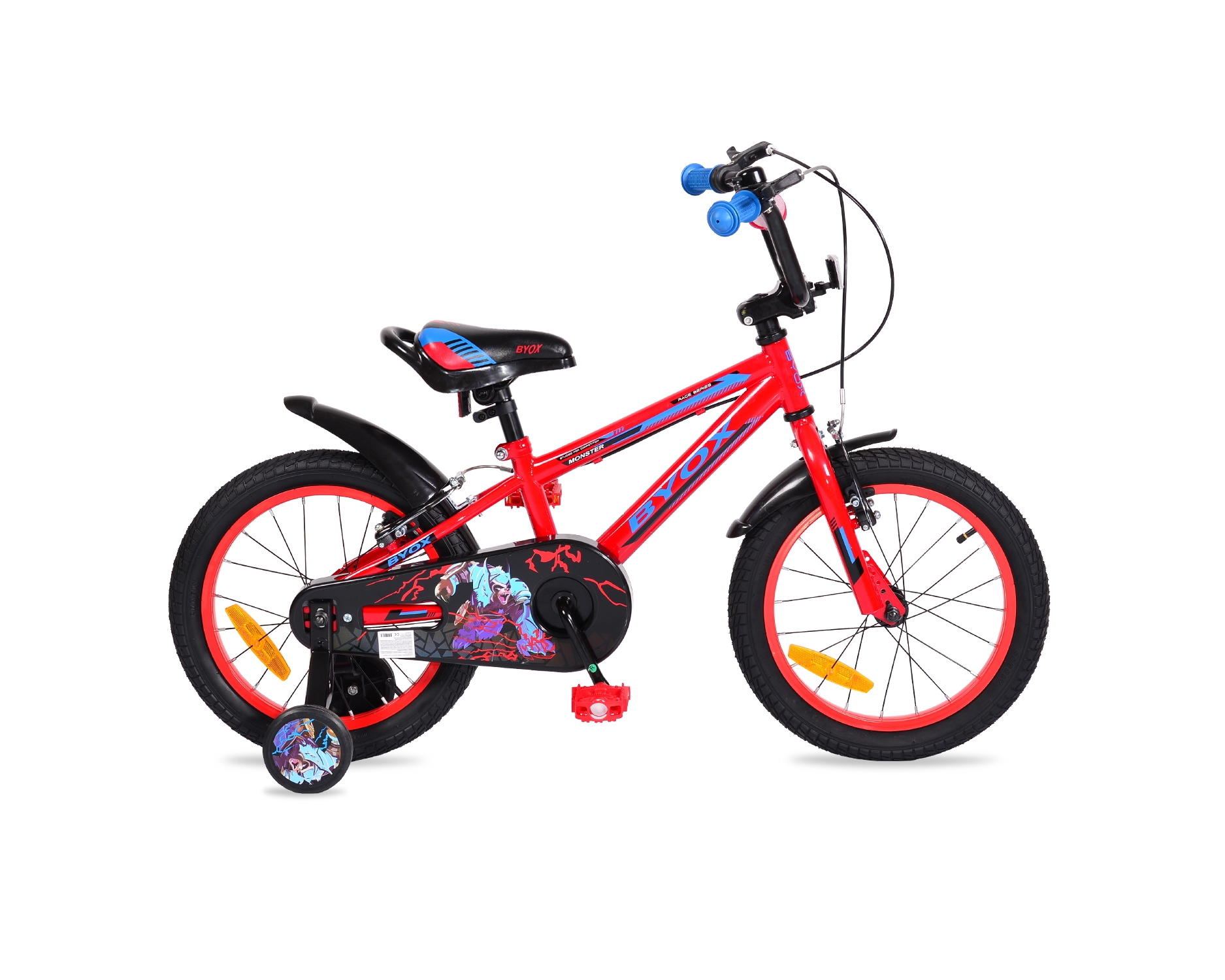 Ποδήλατο Monster Παιδικό 16'' Red Byox Η προσφορά ισχύει μέχρι τις 01-12-2022