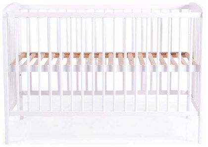 Amelia Ξύλινη Κούνια Κρεβάτι Μωρού 2 Επιπέδων 120x60 εκ Λευκή 3800146248994 CANGAROO