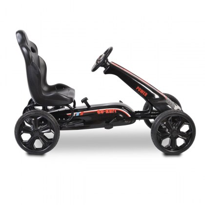 Cangaroo Παιδικό αυτοκινητάκι με πετάλιαGo Cart – Olympus black TL6988A