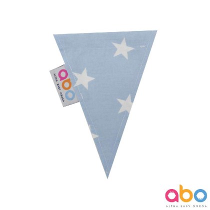  Διακοσμητικά σημαιάκια γαλάζια 16 τμχ ABO