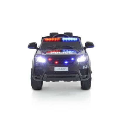  Ηλεκτροκίνητο Αστυνομικό Αυτοκίνητο  Squad Black JC002 MONI
