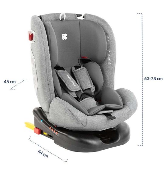 Κάθισμα αυτοκινήτου KikkaBoo Cruz Isofix Car Seat 0-1-2-3 (0-36 kg) Light Grey 2020 31002070040 Kikka Boo