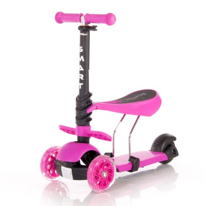  Πατίνι Smart Scooter με κάθισμα Pink 10390020004 Lorelli
