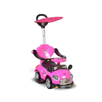 Περπατούρα Αυτοκινητάκι Με λαβή Γονέα Ride On Paradise Pink (K401-3) Moni