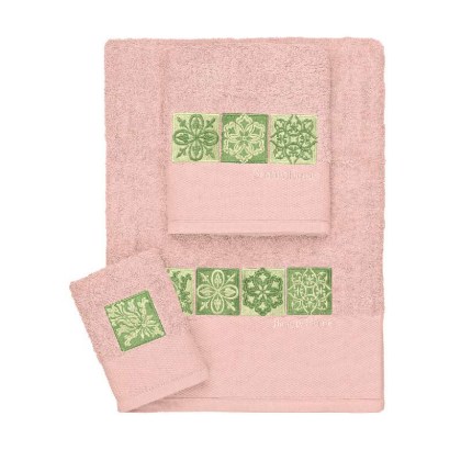   πετσέτες Art 3306  3τμχ Ροζ  