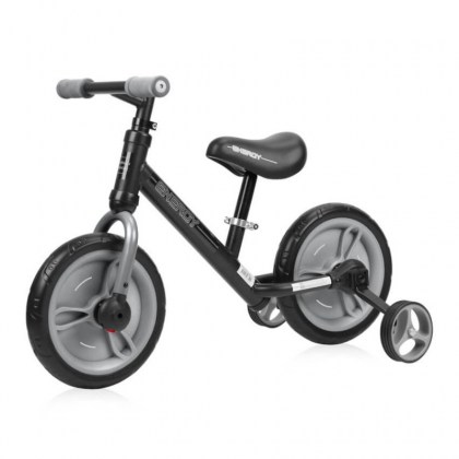 Ποδήλατο Ισορροπίας Energy 2 in 1 Black Grey Lorelli