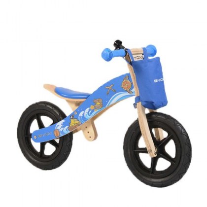 Ποδήλατο Ισορροπίας Woody Ξύλινο Blue 3800146255718 Cangaroo
