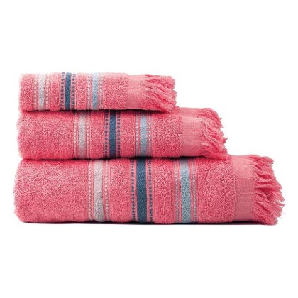 Σετ πετσέτες Art 3359 Σετ 3τμχ Ροζ  Beauty Home 
